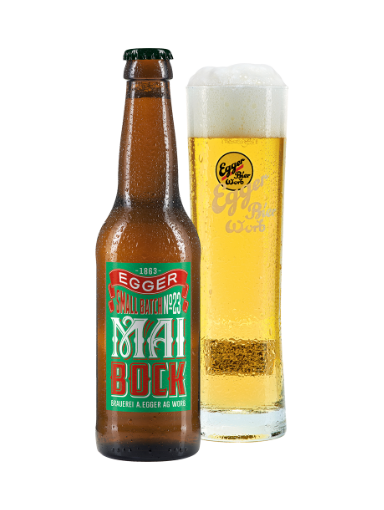 Egger Bier Small Batch No23 mit Glas